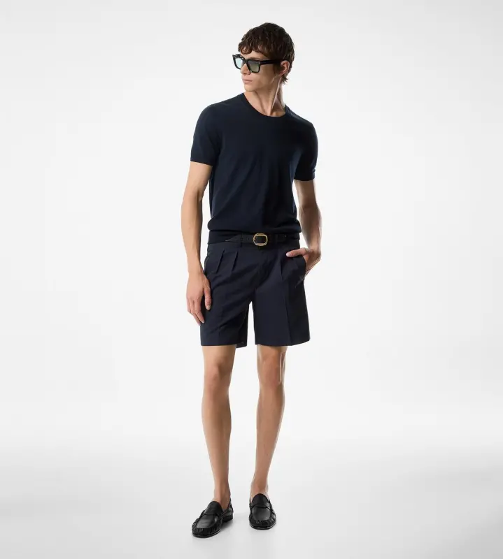FLUID POPLIN TAILORED SHORTS online